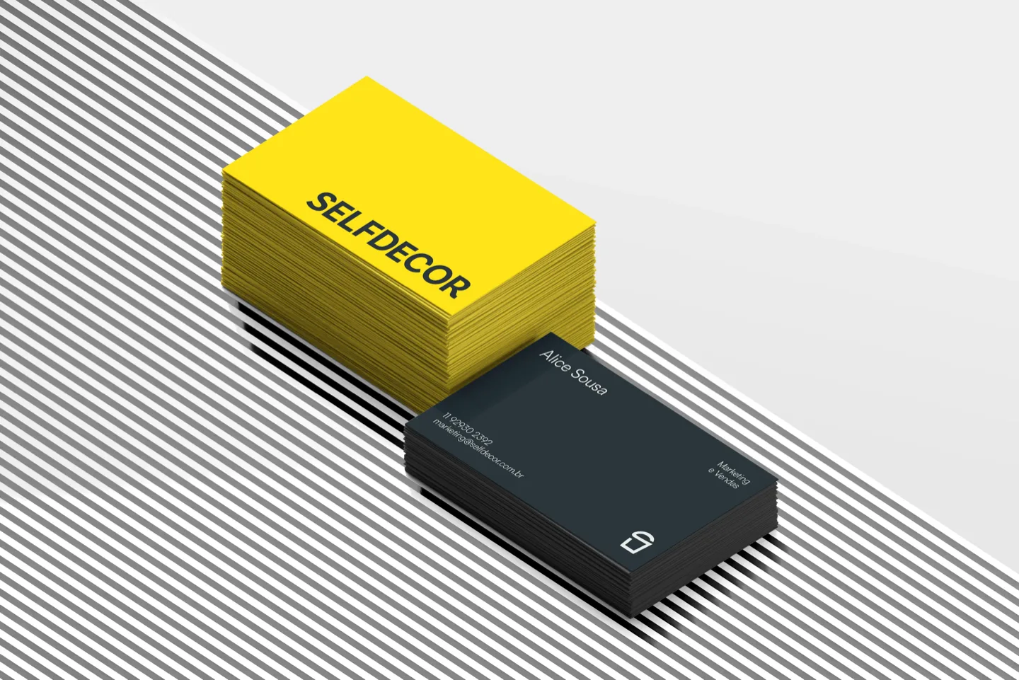 SELFDECOR — mockup identidade